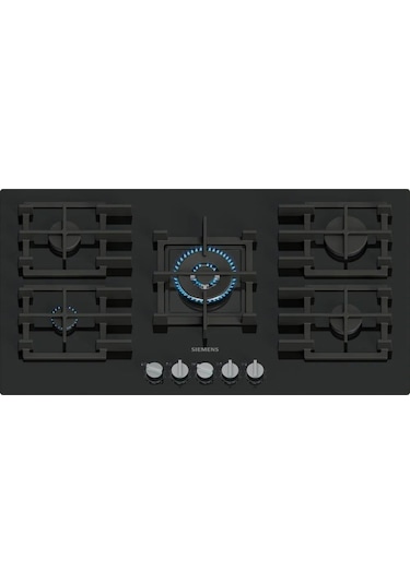 Siemens EP9A6QI40 Ankastre Gazlı Sert Cam Ocak