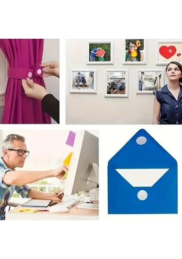 Willowhaven 15mm 100 Çift Yuvarlak Nokta Bandı Kendinden Yapışkanlı Nokta Bant