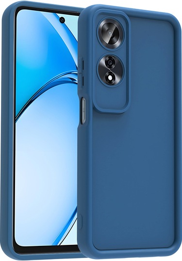 A60 Uyumlu Kılıf Kamera Korumalı Zyl Ananas Kapak - Pembe Pembe