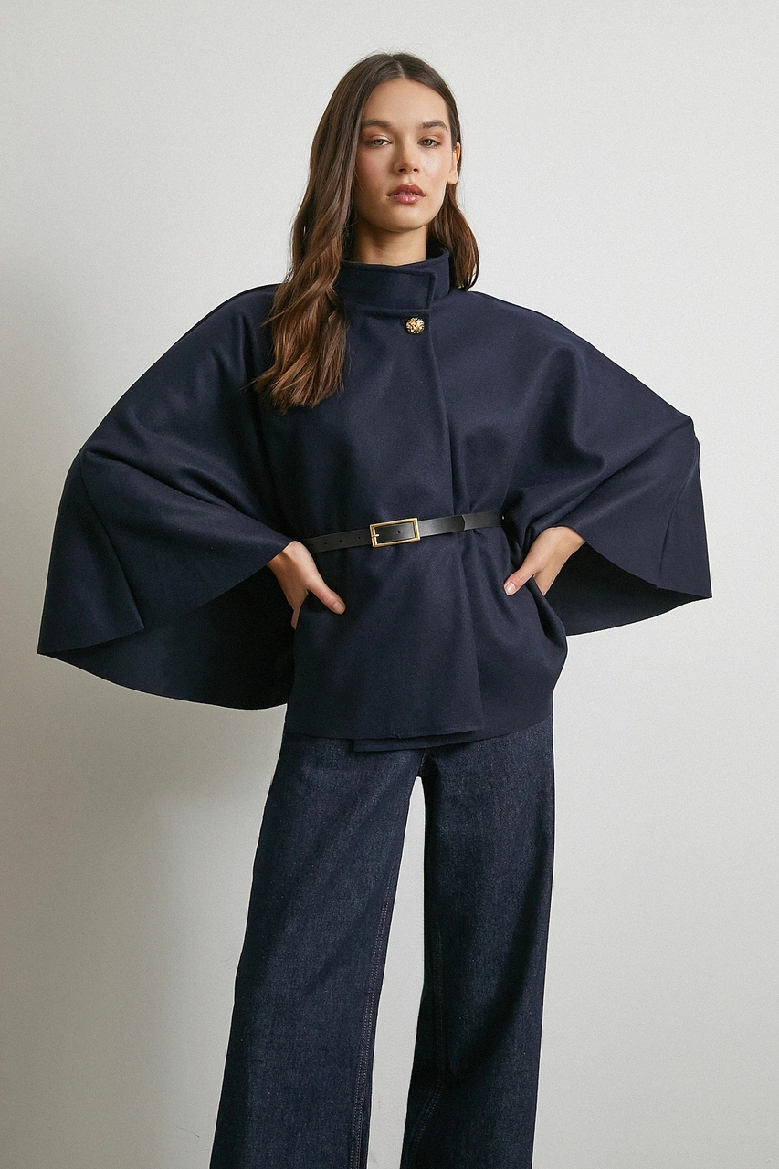 Kemer Kaşe Panço Lacivert Lacivert