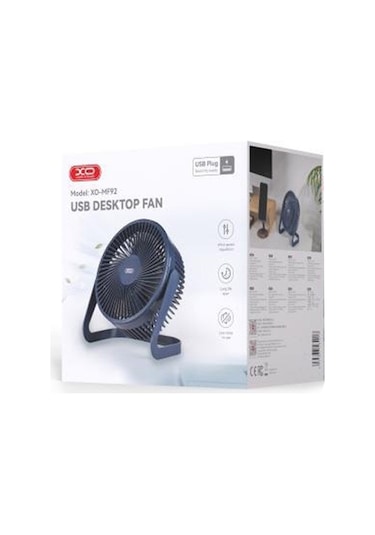 Mf91 Mini Usb Masaüstü Fan Taşınabilir Kompakt Kişisel Soğutucu, 3 Hız Ayarlı