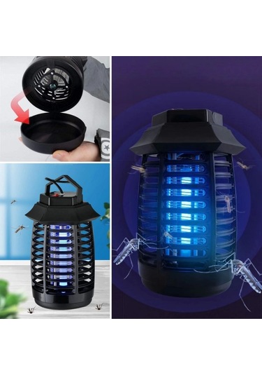 Bfs Tutma Ve Asma Saplı Ledli Sinek Makinası 2w Sinek Öldürücü Uv Mor Işıklı Aparat