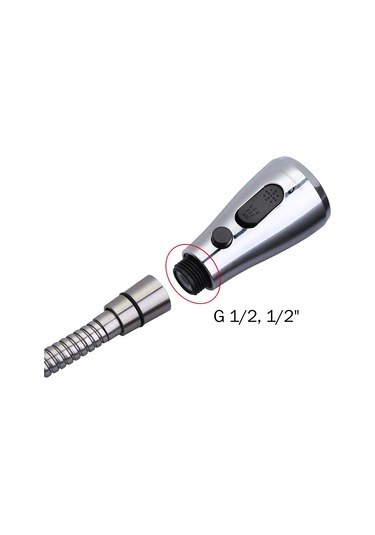 Geeksen Musluk Sprey Başlığı Lavabo 3 Fonksiyonlu Sprey Başlığı G1/2 Mutfak Diğer