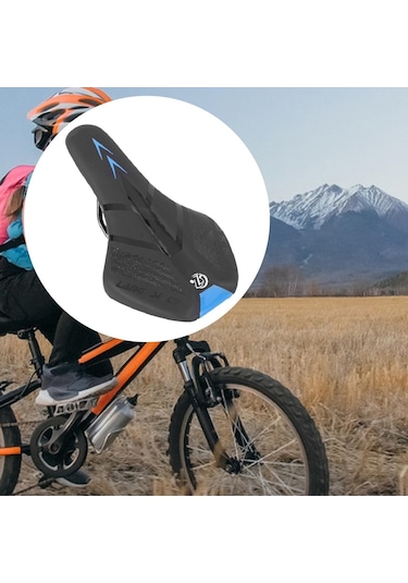 Suntek Çocuk Bisiklet Sele Evrensel Kaymaz Koltuk Minderi Mavi