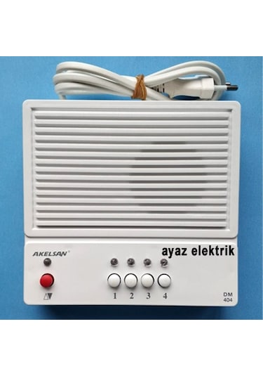 Akelsan 4 Lü Diafon Konuşma Merkezi Çaycı-Odacı-Kapıcı Diyafon