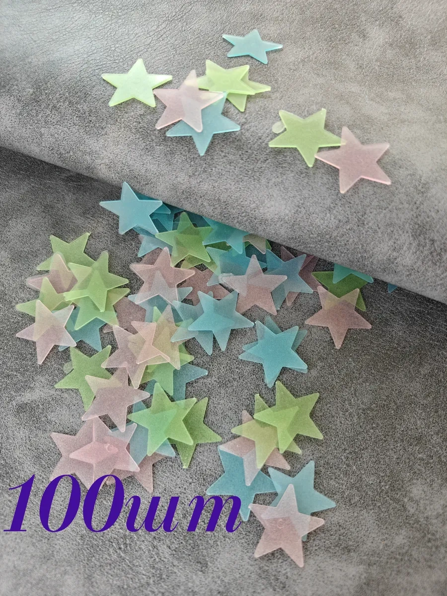 Vipotolki Duvara Yapıştırılan Dekoratif Işıklı Yıldız İç Dekorasyon Çıkartmaları 154598686 Açık Mavi