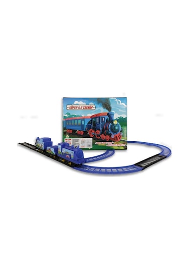 Uj Toys Pilli Raylı Vagonlu Oyuncak Tren Seti Uj6101