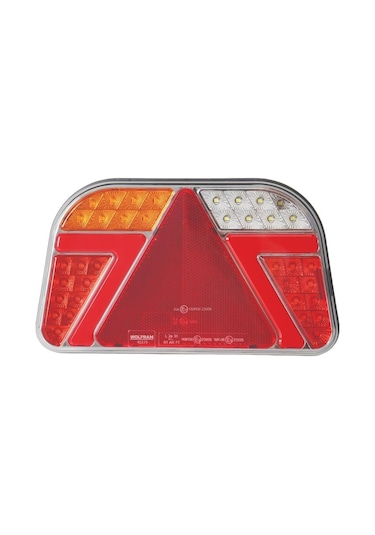 Wolfram 10v-30v Stop Lambası Neon Ledli 7 Fonksiyonlu 241 140 44 Mm E9 Sol