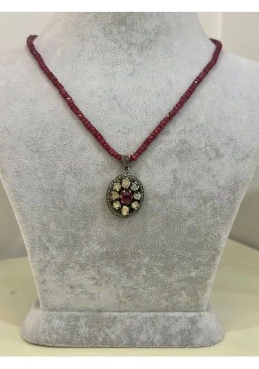 Yakut Elmas Kolye 176