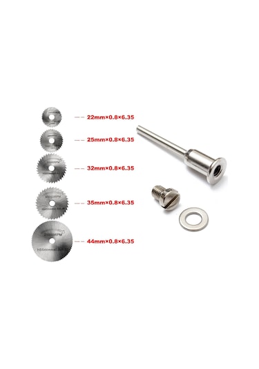 Kesme Diski Oyma Aşındırma Freze Set ve İnce Kesim Disk.