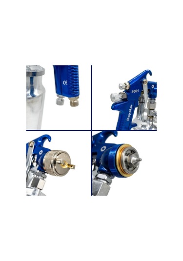 Daystar 4001 1.7 MM Alttan Depolu Profesyonel Boya Tabancası