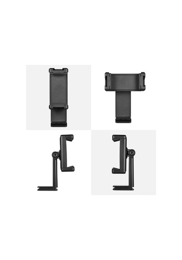Vkemall Plastik Telefon Tutucu, 5-9cm Ayarlanabilir Genişlik, Çift Soğuk Ayak, 1/4 Vida Deligi Ve Arca-swiss Uyumlu, Dikey-yatay Çekim, Akıllı Telefonlar İçin
