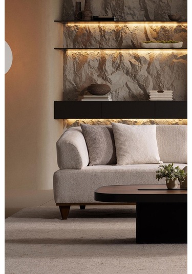 Dante Modüler Köşe Koltuk Takımı Krem