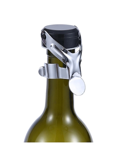 Suntek Şarap Stoper Şampanya Kırmızı Mühürleyen Siyah