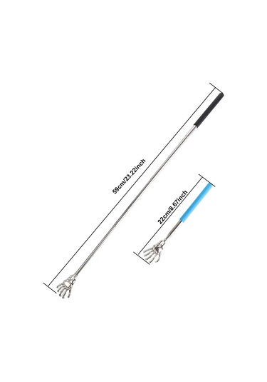 Folinda Kırmızı Gergi Şti Rilebili R El Şekli 201 Çelı K Evçi L Kaşıklama Aleti - 59 Cm Açık / 22 Cm Katlanır Kırmızı