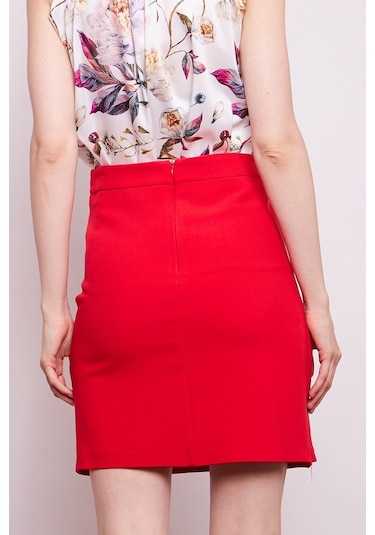Jument Yüksek Bel Anvelop Kruvaze Etek