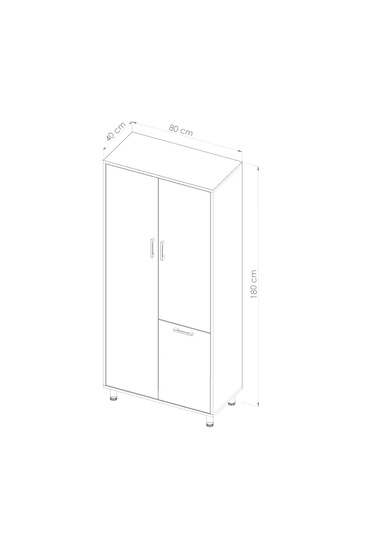 Çok Amaçlı & Tek Çamaşır Sepetli Banyo Dolabı Beyaz