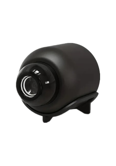 Springsun Siyah 1080p Mini Wifi Kamera, 140 Geniş Açı, Hareket Algılama, Uygulama İle Akış, Sd Kart Desteği, Video/audio Senkronu