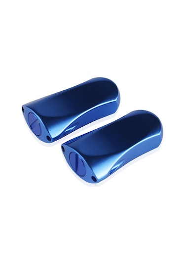 Yuntech01 Yj537 Ekfan 2'li Set Alüminyum Tutamak - Mavi 35x20mm