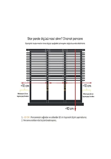 Networkavm Beyaz Stor Perde 190 X 295 Beyaz