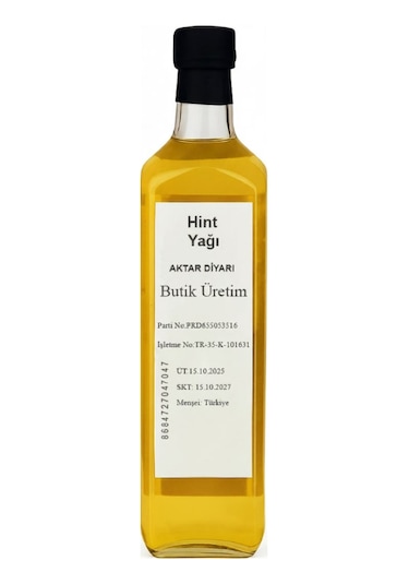 Aktar Diyarı Hint Yağı 250 ML