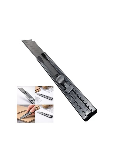 Sunup Sn-27094 Metal 18 Mm Uçlu 15 Cm Falçata - Maket Bıçağı