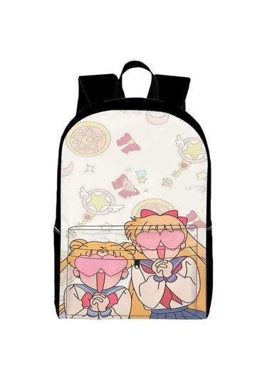 Trendooze Uygun, Siyah Siyah Sırt Seyahat, Sailor Organizasyon Moon Kawaii Karikatür, İş İnç İle, İçin, Genç, Dizüstü Çoklu Cf60 Çantası, Çalışması Bölmeleri Bilgisayara 15.6 Ma Siyah