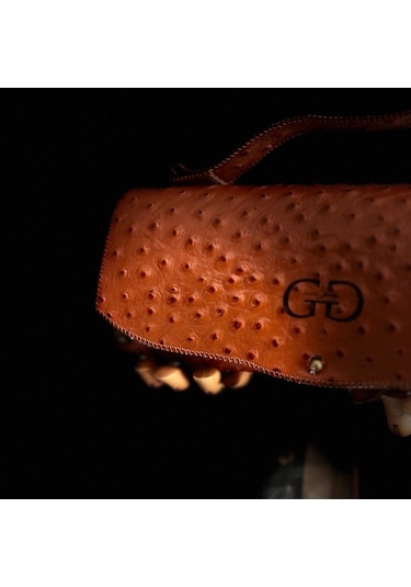 Hakiki Deri, El Yapımı Bayan Çanta, Bayan Cüzdan Larissa V33 Turuncu