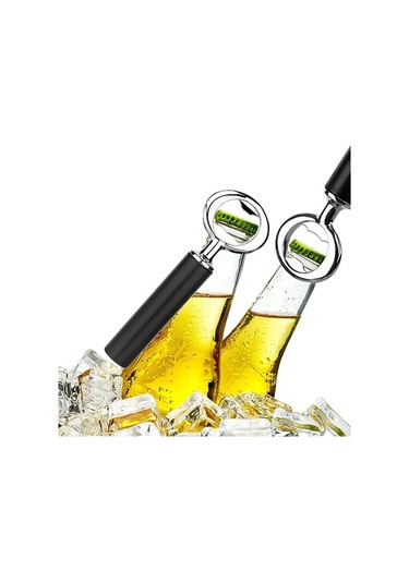 Moly Kendin Yap Bira Şişe Açacağı 4 Adet Paslanmaz Çelik Gümüş Renk Gümüş