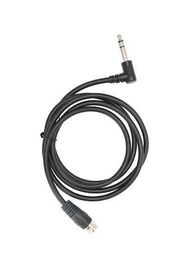 Yifomall 1.5m Mıdı Din 5pin Ve 6.35mm Erkek Bağlantı Kablosu - 90 Derece Eğimli, Dayanıklı, Elektronik Piyano Ve Klavye İçin Ses Aktarımı