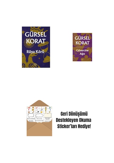 Rüya Körü + Güvercine Ağıt + Okuma Sticker'ları