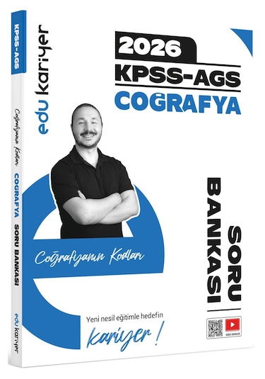 Edu Kariyer Coğrafyanın Kodları 2026 Kpss-ags Coğrafya Video Çözümlü Soru Bankası