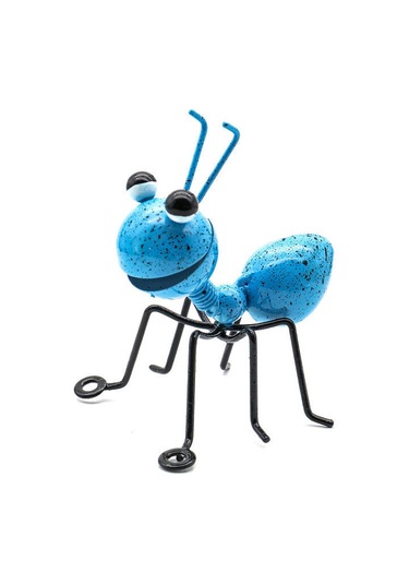 Neevoyu 4'lü Metal Karınca Dekoratif Duvar Asması - Bahçe, Ev Ve Garaj İçin Zenginleyici, Kolay Asma, Renkli Tasarım