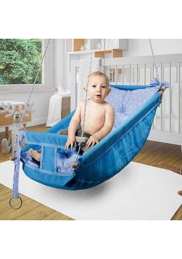 Bundera Kids Bebek Uyku Salıncağı Ahşap Hamak Beşik Salıncak