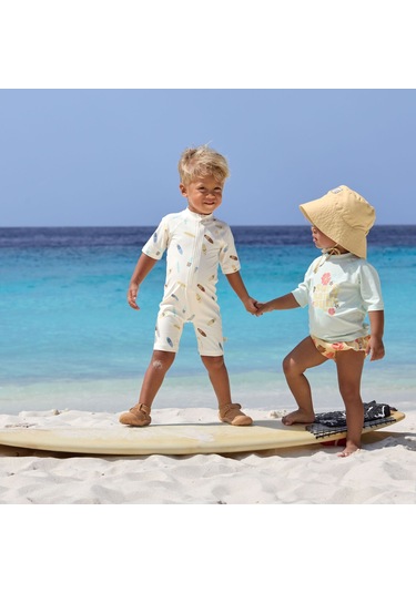 Lassig Surfboards Uv Korumalı Mayo Sea Salt Beyaz