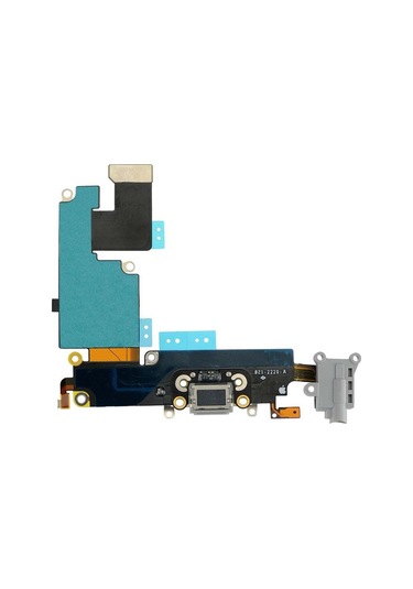 Lenipa Apple Uyumlu iPhone 6G Plus Şarj Soketi ve Mikrofon Bordu Siyah
