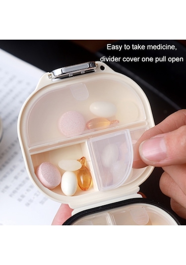 Sones Bir Hafta Açık Hava Seyahat Taşınabilir İlaç Dağıtım Kutusu Mini Hava Geçirmez Kutu, Boyut: Küçük