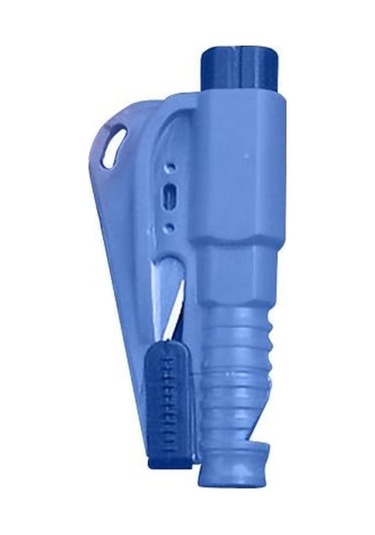 Novahub Mavi Opp Kaçış Çekiç 3'ü 1 Arada Pratik Güçlü Patlatma Kuvveti Güvenlik Camı Pencere Kırıcı Araba Acil Durum İçin Düdük