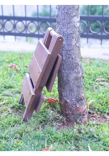 Açılır Kapanır Ahşap Tabure 35 Cm Şık Ve Dayanıklı Ceviz