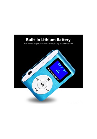 Samdoo Taşınabilir Mini Mp3 Çalar - Metal Gövde, Lcd Ekran, 32gb Tf Kart Desteği Altın