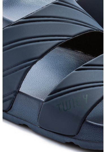 Kevin Çizgili Erkek Terlik Lacivert 40/45 Lacivert