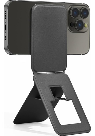 Mini Taşınabilir Telefon Standı Kartlık Premium Tiktok,youtube Ve Reels İzleme Keyfi Siyah