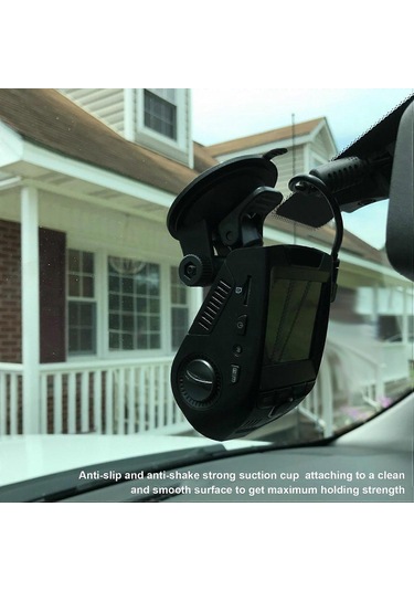 Dashcam İçin Vantuzlu Araç Montaj Aparatı, 6 Adaptör, 360 Derece Döndürülebilir, Dvr Kamera, Video Kamera, Gps, Aksiyon Kameraları İçin