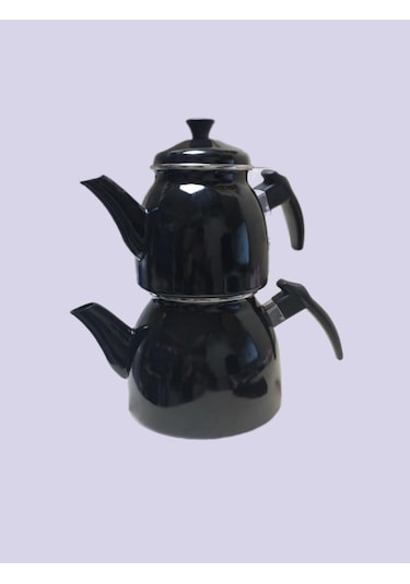 Tennessee Zero Çaydanlık Takımı Siyah Renk Siyah