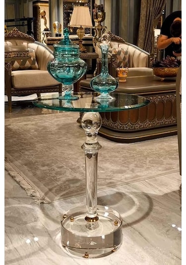 Dulda Akrilik İris Sehpa Şeffaf