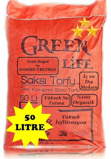 Mineral Katkılı Perlitli Bitki Toprağı Saksı Toprağı İç Dış Mekan Perlitli Toprak 50 Lt. 50 G