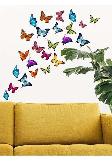 Stiker İç Dekorasyon Duvar Stickerları 141609988 Açık Mavi