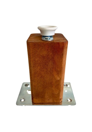 Kale 15cm Ayarlı Ahşap Ayak Mobilya Masa Ve Dolap Ayağı 15cm Ceviz Kayın/gürgen Ağacı