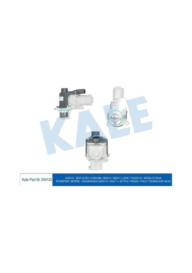 KALE 349120 EGR VALFI A3 1.9 TDI 2.0 TDI 03-10 CADDY III GOLF V J