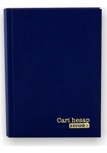Bayındır Cari Hesap Defteri 12X17 80 Yaprak 1 Adet